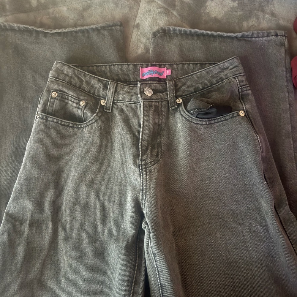 Edikted Low rise baggy jeans size xs